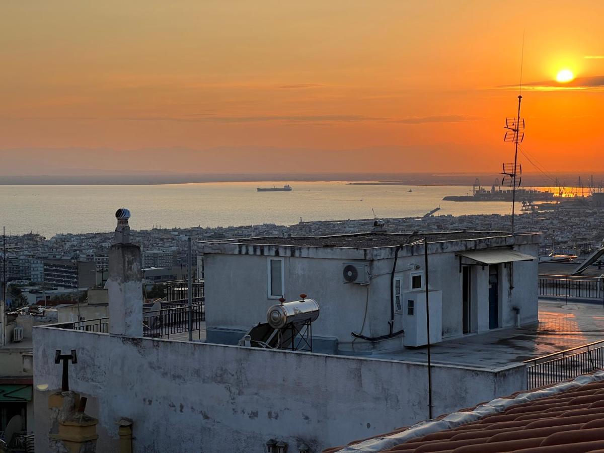 Sunset Apartment Thessaloniki Exterior foto