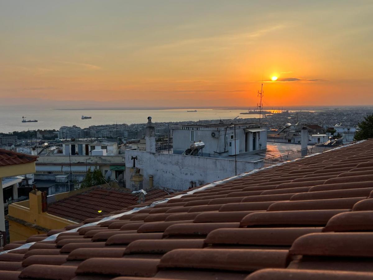 Sunset Apartment Thessaloniki Exterior foto
